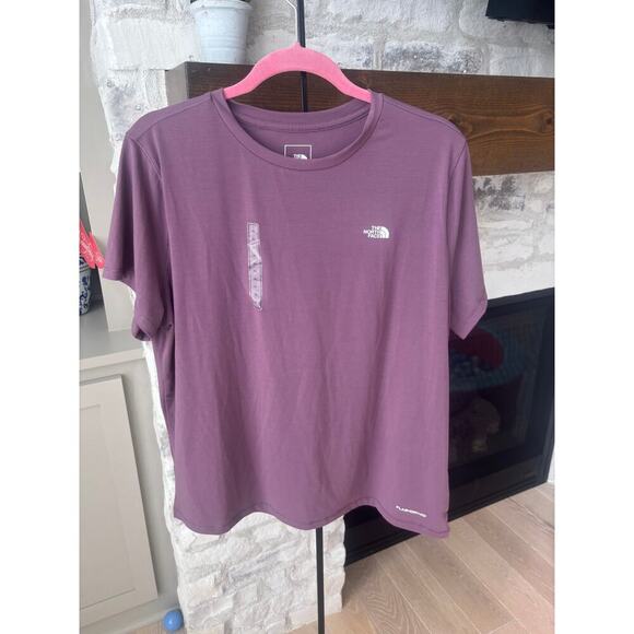 The North Face Women's Midnight Mauve Adventure Tee Size XL - Picture 4 of 7
